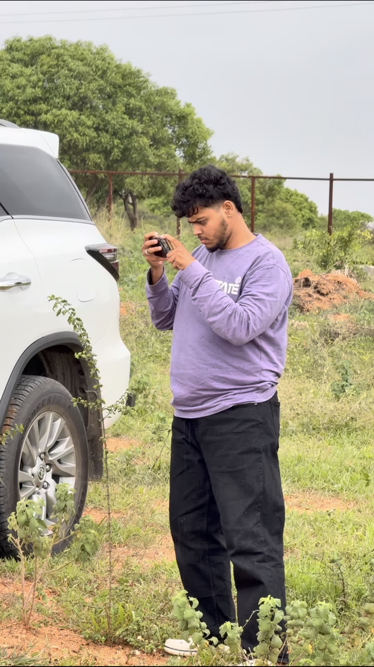 Video shoot in action